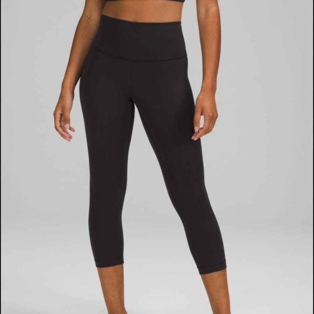 Black Lululemon Athletica Capri Leggings S…
